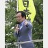 「顔のこと言うとたたかれる」 5日、街頭演説で言い放った日本維新の会の石井章参院議員（Ｃ）共同通信社