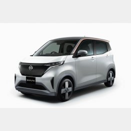 日産自動車と三菱自動車が共同開発した軽EV「サクラ」／（Ｃ）共同通信社