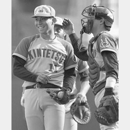 1990年4月29日、プロ初勝利を挙げた野茂（Ｃ）共同通信社