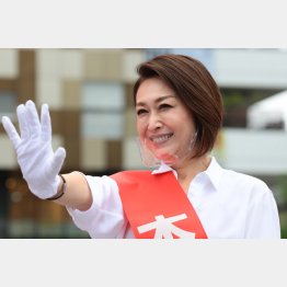 既に当選圏内とみられる三原じゅん子氏（Ｃ）日刊ゲンダイ