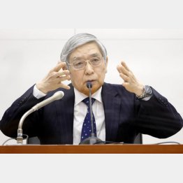黒田日銀総裁（Ｃ）共同通信社