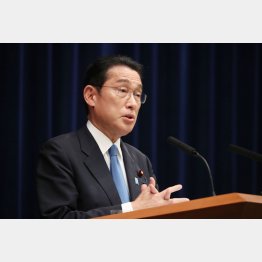15日の岸田首相の会見（Ｃ）ＪＭＰＡ