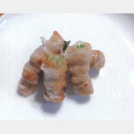 豚肉のニンニクみそ巻き（Ｃ）日刊ゲンダイ