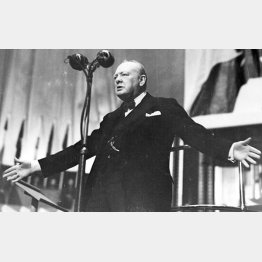 数々の名演説が残るチャーチル（Ｃ）World History Archive／ニューズコム／共同通信イメージズ