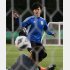 代表合宿でGKの動きを見ながらシュート（Ｃ）Norio ROKUKAWA／office La Strada
