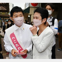 比例区出馬の辻元清美（左）は土井チルドレン（Ｃ）日刊ゲンダイ