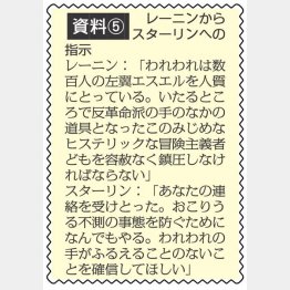 資料⑤／和田春樹著 世界史リブレット人 073「レーニン 二十世紀共産主義運動の父」（山川出版社 2017年）から（Ｃ）日刊ゲンダイ