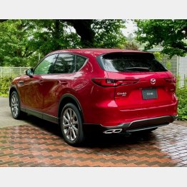 CX-60のリアビュー（写真）小沢コージ