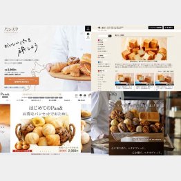 パンのサブスクの会社はこんなに（提供写真）