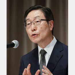 世界平和統一家庭連合（旧統一教会）の田中富広会長（Ｃ）共同通信社