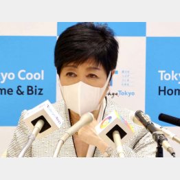 東京は「国基準」の重症病床の4割が埋まる（小池百合子都知事）／（Ｃ）共同通信社