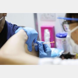 ワクチン接種をしていても…（代表撮影）