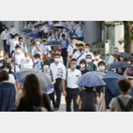 通勤ラッシュを避ける（Ｃ）日刊ゲンダイ