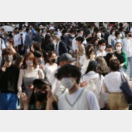 「BA.5」への置き換わりにより感染者が急増（Ｃ）日刊ゲンダイ