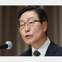 旧統一教会の田中富広会長（Ｃ）共同通信社