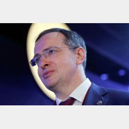 ウラジーミル・メジンスキー補佐官は、「ロシア人には特別なDNAがある」と発言（Ｃ）ロイター