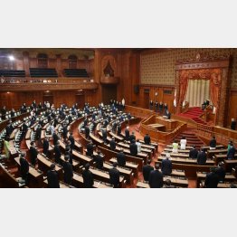なんのために国会議員になったの？（第209回臨時国会開会式＝3日）／（Ｃ）日刊ゲンダイ