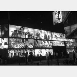 花道通りはド派手なホストの看板だらけ（提供写真）