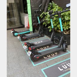 急増する人気の電動キックボード（Ｃ）日刊ゲンダイ