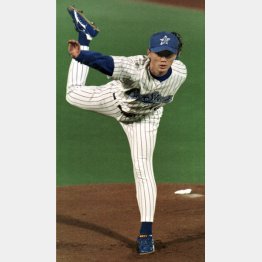 川村丈夫は八回1死まで西武打線を無失点に抑えた（Ｃ）共同通信社