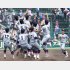 悲願の初優勝を決め、喜ぶ仙台育英ナイン（Ｃ）日刊ゲンダイ