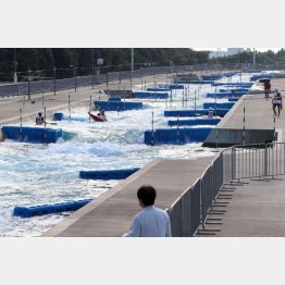 まるで巨大な「流れるプール」だ（カヌー・スラロームセンター）／（Ｃ）日刊ゲンダイ