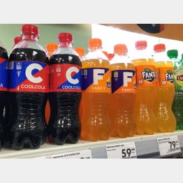 ロシアメーカーのコーラ（Ｃ）ロイター