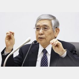 打つ手ナシ（黒田総裁）／（Ｃ）共同通信社