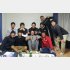 正月恒例の浅野会で。浅野コーチ（右前）と権田（後列左3）ら（提供写真）