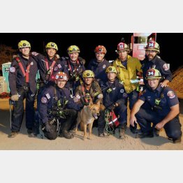 救出に成功！（パサデナ消防署のツイッターから）