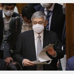 日銀の黒田東彦総裁は動かない…（Ｃ）日刊ゲンダイ