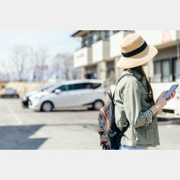 まわりをウロウロしてたら見つけたんですね、彼の車を…