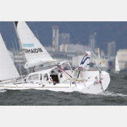 挑戦前の2022年2月、西宮で試走（Ｃ）日刊ゲンダイ