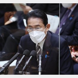 衆議院予算委員会で答弁する岸田文雄首相（Ｃ）日刊ゲンダイ