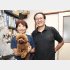 妻の玲子さん（左）は獣医師（Ｃ）Norio ROKUKAWA／office La Strada
