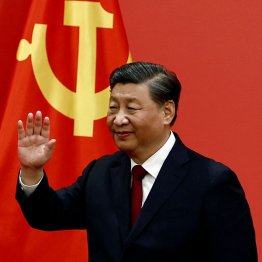 中国共産党大会で3期目の国家主席に再任されに習近平氏（Ｃ）ロイター