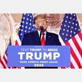 気炎を上げたが表情は険しかった…（トランプ前米大統領）／（Ｃ）ロイター