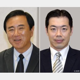 （左から）立憲民主の佐藤公治、自民党の新谷正義、両衆院議員（Ｃ）日刊ゲンダイ