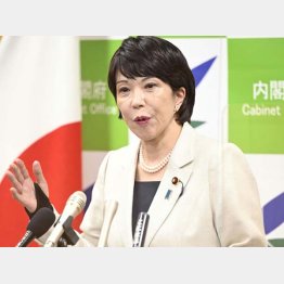 「総理の真意が理解できない」と嚙みついた高市早苗経済安保相だが…（Ｃ）共同通信社