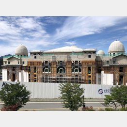 建設が進む「天地鮮鶴苑」／（筆者提供）