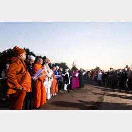 ロンドンに集まった宗教指導者たち（Climate RepentanceのHPから）