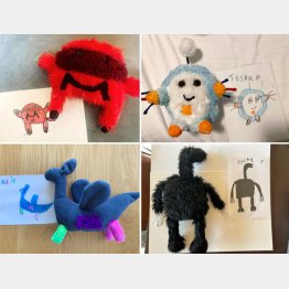 空想のモンスターがぬいぐるみに！（レイドさんのツイッターから）