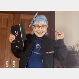 企画、撮影、編集などすべてをこなすウリウリばあちゃん（提供写真）