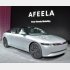 ソニー・ホンダモビリティのEV「アフィーラ」の試作車＝4日、米ネバダ州ラスベガス（Ｃ）共同通信社