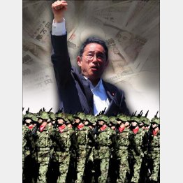 安倍政治の実現を図った岸田首相。安倍政治「負の遺産」をすべての国民が肩代わりする（Ｃ）日刊ゲンダイ