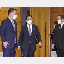 庶民の暮らしを知らない世襲首相（Ｃ）共同通信社