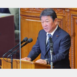 突然の変節、肝心の財源問題は統一地方選後に先送り（自民党の茂木敏充幹事長）／（Ｃ）日刊ゲンダイ