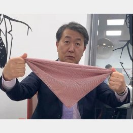 電巧社の中嶋乃武也さん（撮影）滝田誠一郎