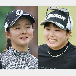 川崎春花（左）、尾関彩美悠と同じ2021年プロテスト合格（Ｃ）日刊ゲンダイ