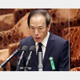 今日24日午前、衆院議員運営委で発言する、次期日銀総裁候補の植田和男氏（Ｃ）日刊ゲンダイ